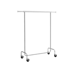 Garderobe/ Garderobenständer chrom inkl. 50 Bügel zum Mieten