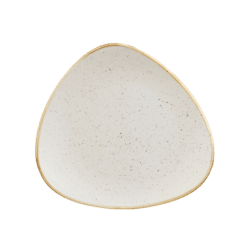 Dreieckiger Teller creme 20 zum Mieten