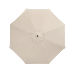 Sonnenschirm - Ø 350 cm - Creme - Dekoration zum Mieten (Bild 1)