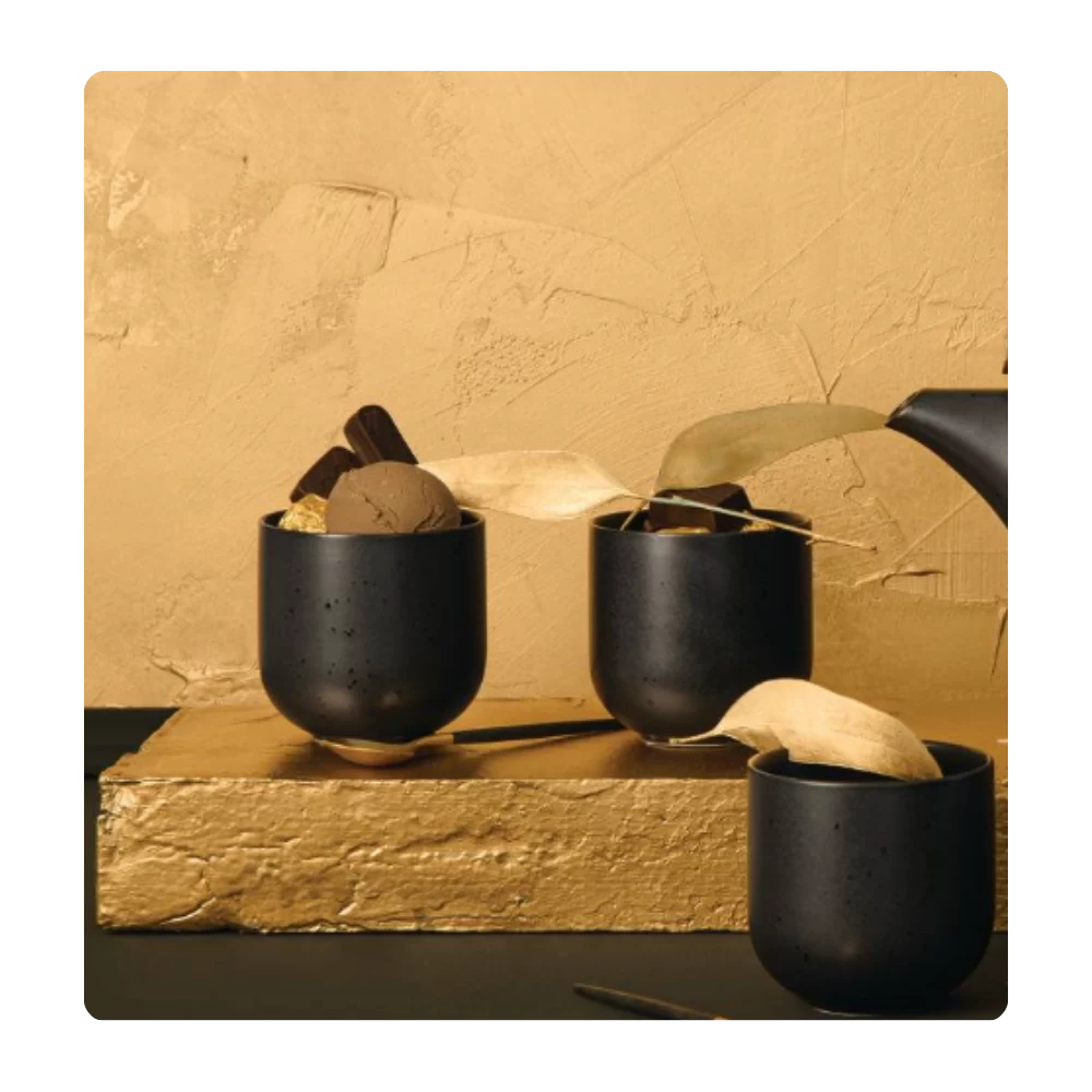 Becher Kuro - Aperogeschirr Porzellan zum Mieten (Bild 1)