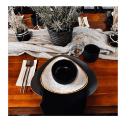 Teller Tokio - Aperogeschirr Porzellan zum Mieten (Bild 1)