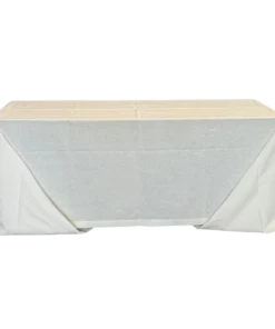 Leinentischtuch 225 cm x 330cm Nature zum Mieten