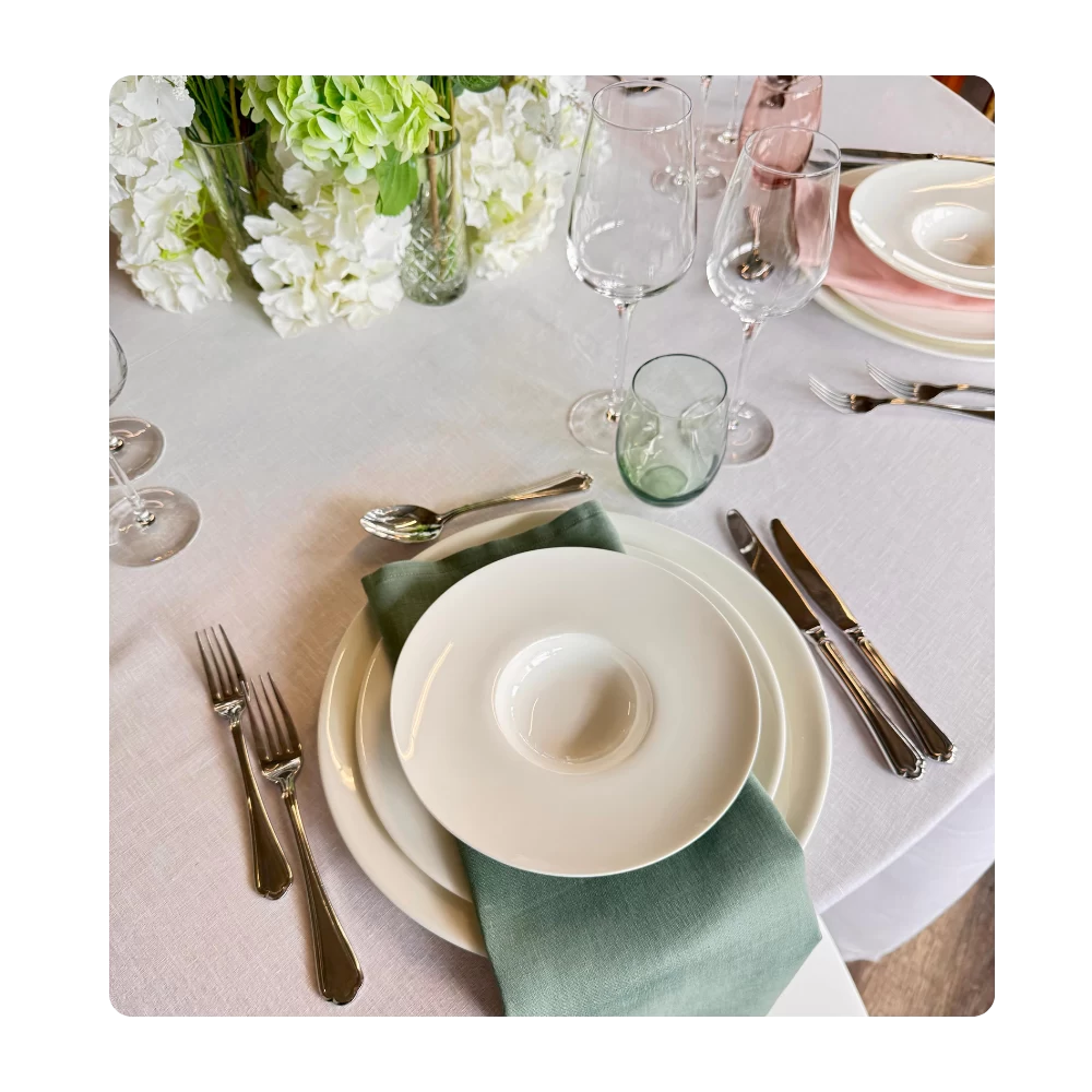 Serviette Eucalyptus - Leinen zum Mieten (Bild 1)