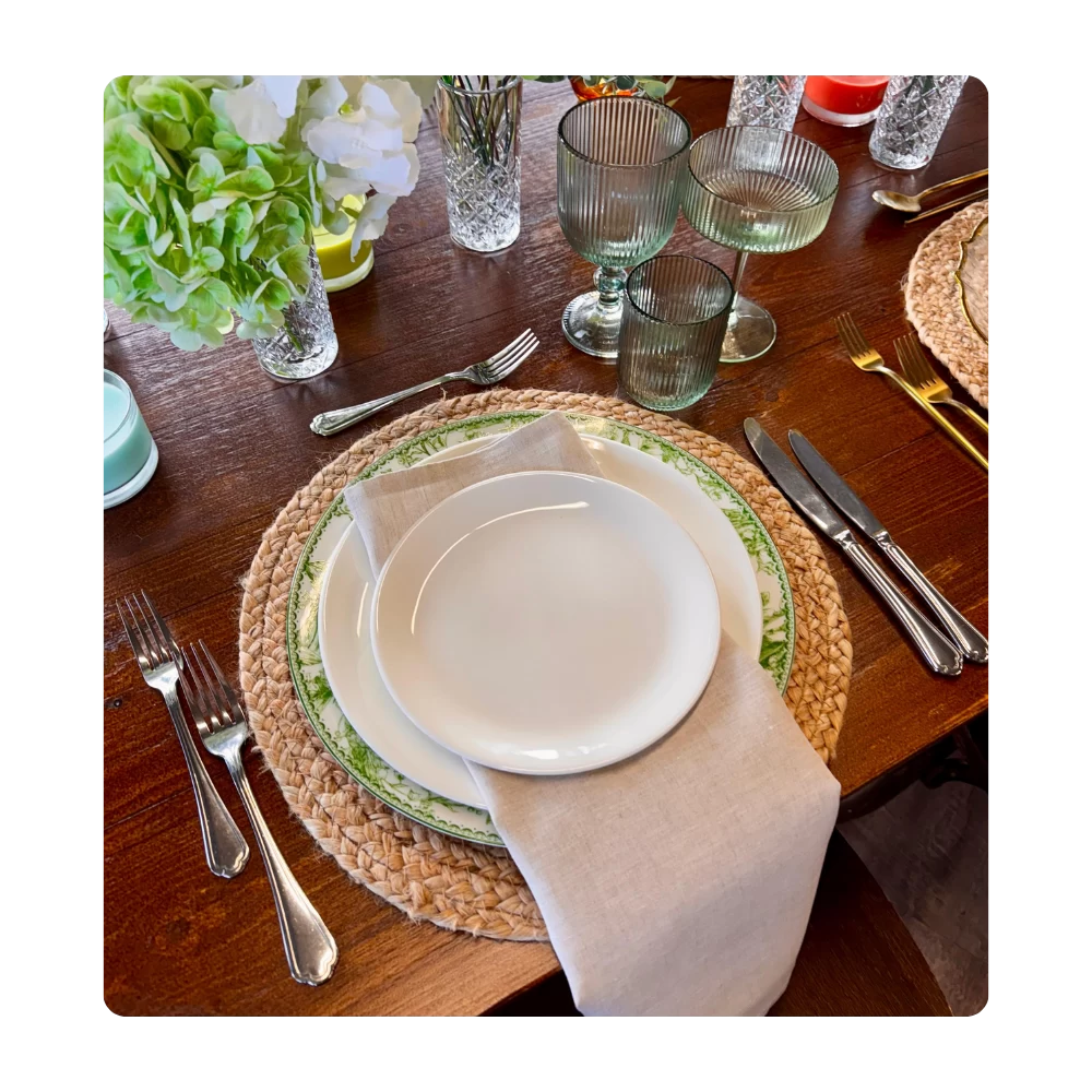 Serviette nature - Servietten zum Mieten (Bild 1)