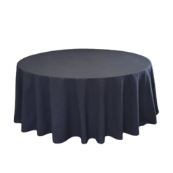 Tischtuch rund Ø 330cm Black zum Mieten