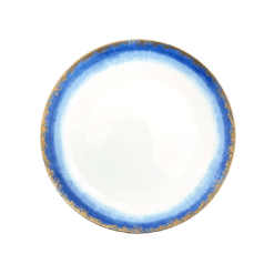 Platzteller Havanna mit Goldrand zum Mieten