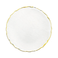 Platzteller Zermatt mit Goldrand zum Mieten