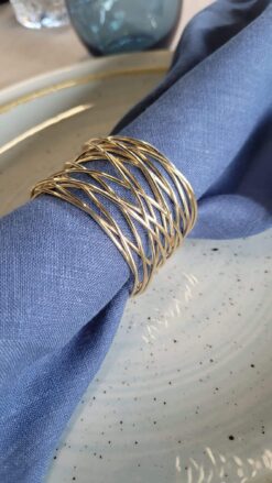 Serviettenring Gold - Dekoration zum Mieten (Bild 1)