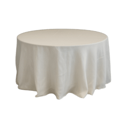 Leinentischtuch rund Ø 330cm Nature zum Mieten