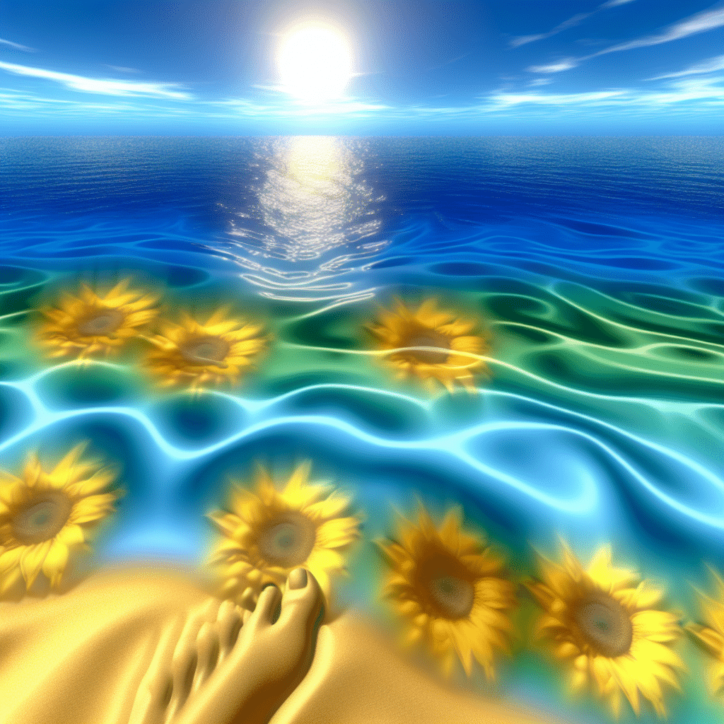 Sommer Der Sommer ist bekannt für seine leuchtenden Farben und seine Wärme.