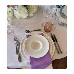 Serviette Lavendel - Leinen zum Mieten (Bild 1)