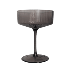 Champagnerschale Stripe Grau