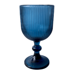 Weinglas Stripe Blau zum Mieten