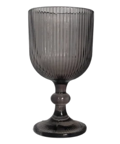Weinglas Stripe Grau zum Mieten