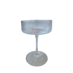 (Neuware) Champagnerschale Stripe Klar zum Mieten