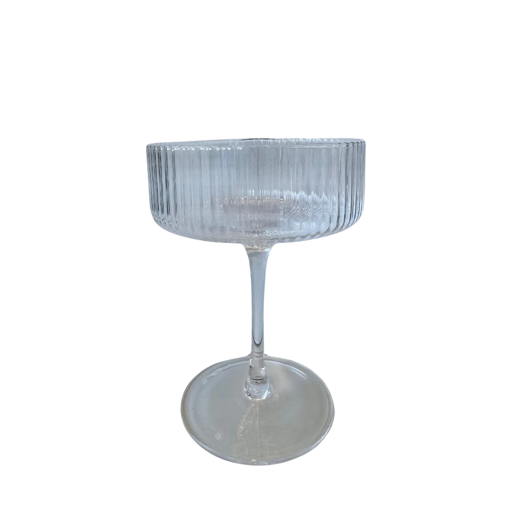 (Neuware) Champagnerschale Stripe Klar zum Mieten