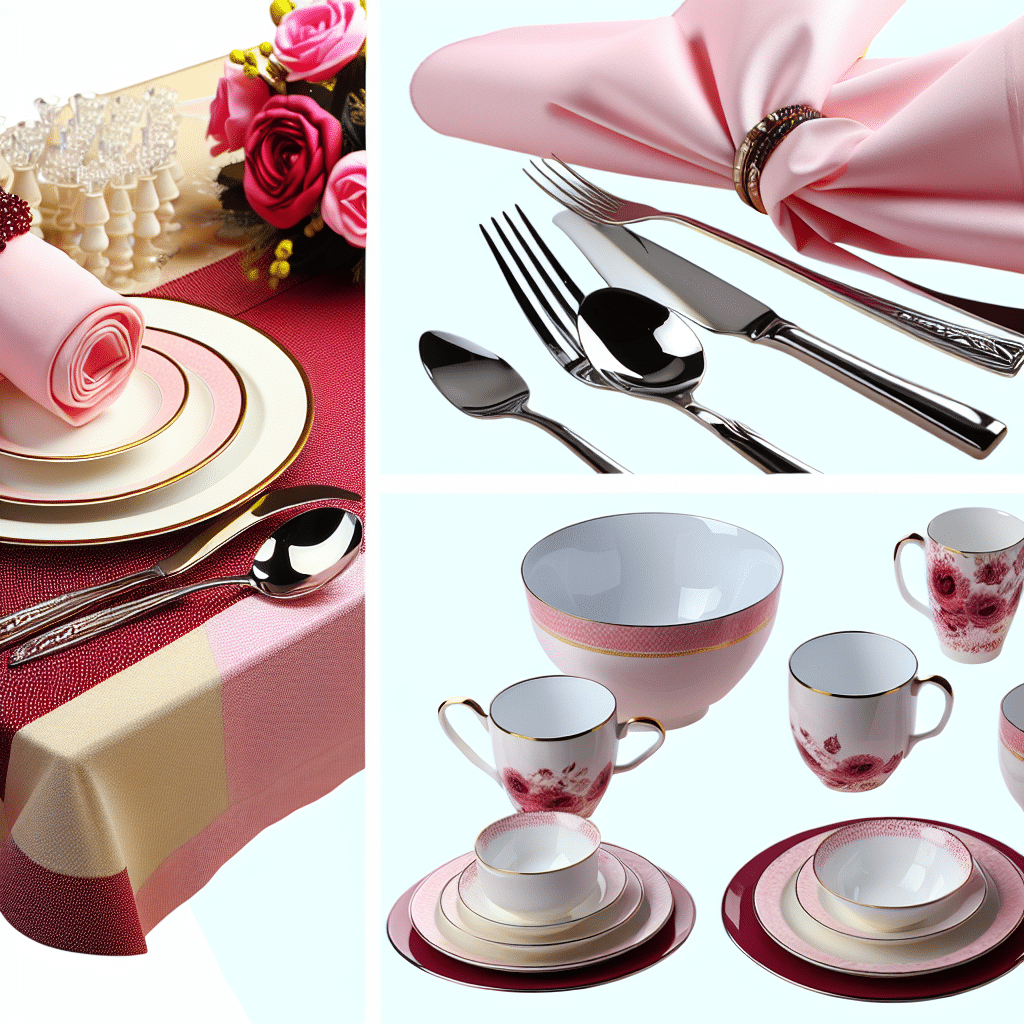 Unsere Tischdecke in Rosé ist ideal für Hochzeiten, Jubiläen, Verlobungsfeiern, Geburtstage und andere besondere Anlässe.