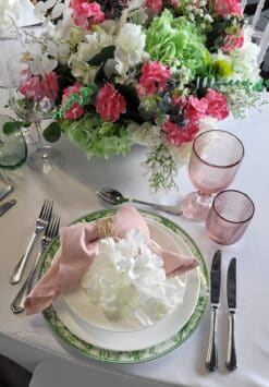 (Neuware) Weinglas Stripe Rosa - Verkaufsartikel zum Mieten (Bild 1)